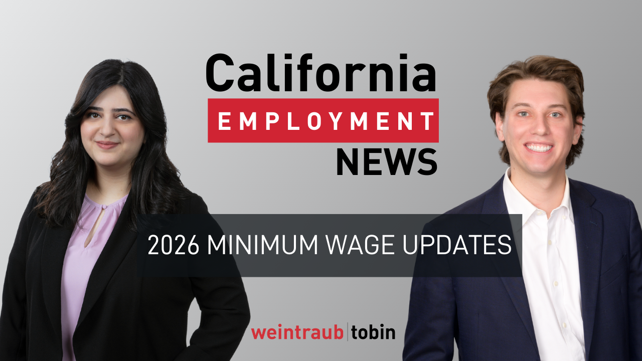 2026 Minimum Wage Updates | California Employment News
